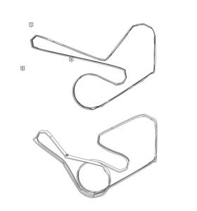 05281669aa Mopar Genuine Serpentine Belt