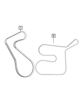 53011251aa Mopar Genuine Serpentine Belt