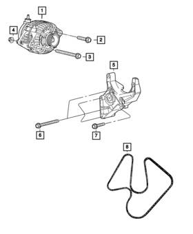 53032433ac Mopar Genuine Accessory Drive Belt