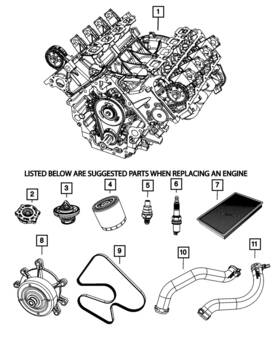 68027636ab Mopar Genuine Serpentine Belt