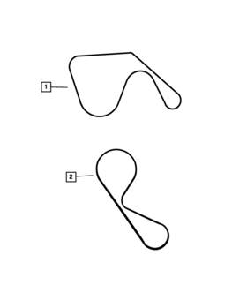 68095462aa Mopar Genuine Serpentine Belt
