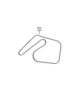 68470188ab Mopar Genuine Serpentine Belt
