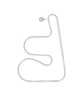 68505214aa Mopar Genuine Serpentine Belt