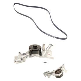 Bndl-118792 Mopar For Jeep Wrangler 12-16 Engine Coolant Water Pump And Serpentine Belt Kit