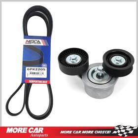 Mca10490 More Car Auto Parts Serpentine Belt Component Kit For 07-13 Dodge Nitro Jeep Liberty Ram 1500 Aspen