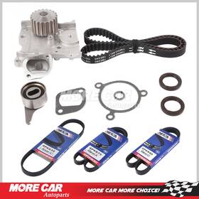 Mca3876 More Car Autoparts Timing Belt Kit With 3pcs Serpentine Belts For 1986-1987 Mazda 626 2.0l L4 Sohc