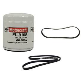 Bndl-935188 Motorcraft For Ford Mustang 2015-2017 3-pc Serpentine Belt Kit