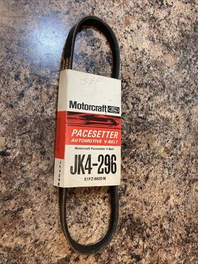 Jk4-296 Motorcraft Nos Pacesetter V-belt F S