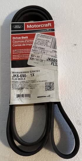 Jk6-695 Motorcraft Genuine Serpentine Belt