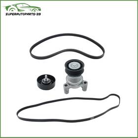 Sap321204p Munirater For Gmc Sierra 3500 Hd 1500 09-14 Serpentine Belt Tensioner Pulley Kit