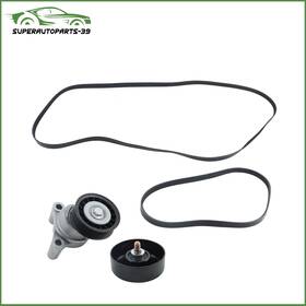 Sap323310p Munirater For Gmc Sierra 3500 Hd 1500 2009-14 Serpentine Belt Tensioner Pulley Kit