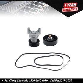 Tur842380i Munirater For Chevy Silverado 1500 Gmc Yukon Cadillac Serpentine Belt Tensioner Pulley Kit