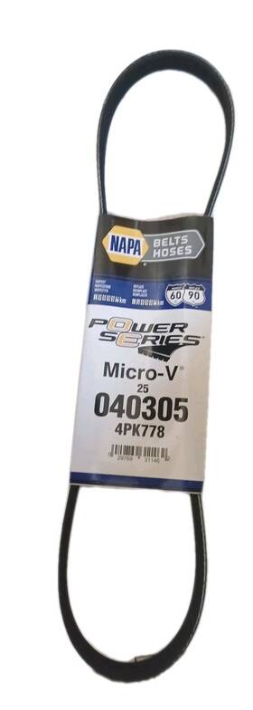 040305 Napa 029769311462 Micro-v Belt 4pk778 New