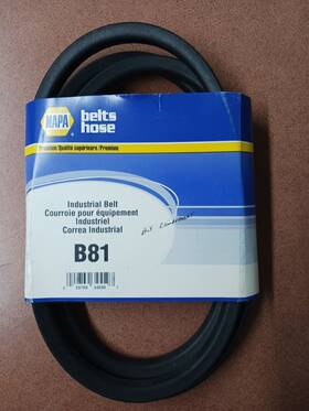 Napa 029769345597 B81 Industrial Belt V-belt - 21/32 Inch X 84