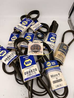 25-60xxxx Napa 060505 Lot Of 10 Micro-v Ribbed Belts - Nos