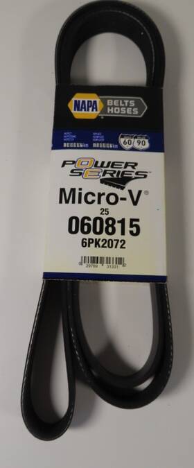 060815 Napa Gates 25 Belt Premium Power Series Oe Micro-v 13/16 Inch X 82 1/8