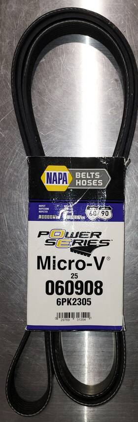 060908 Napa Micro-v Serpentine Belt 6pk2305 91-1/4 Inch Length Power Series New