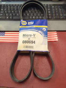 080694 Napa Belts Hoses Power Series Micro-v Belt 25 1-3/32 Inch X 70 Oc