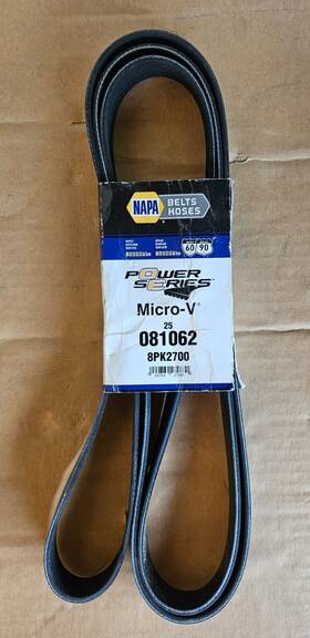 106-13 Napa 081062 Micro-v Serpentine Belt 8-rib 106-13/16 Inch - Freightliner/western Star