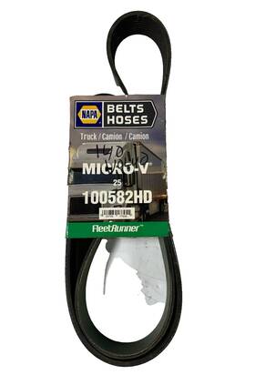 100582hd Napa Micro-v Belt Fleetrunner Green Stripe New Old Stock