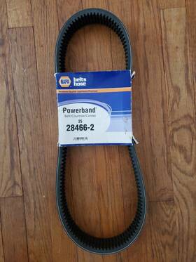 25-28466-2 Napa Gold Stripe Powerband Cogged V-belt Made In Usa 28466 New Nos