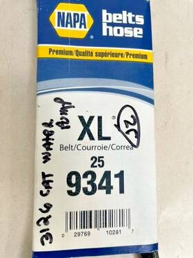 9341-xl Napa Water Pump Accessory Belt