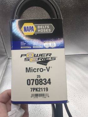 070834 Napa Auto Parts 25 V-ribbed Belt K07 Standard 15/16 Inch X 84 New