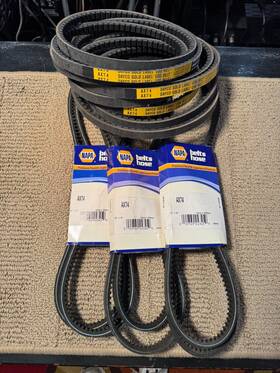 Ax74 Napa Accessory Drive Belt Gates 6 Total Belts 3 New Iftm Unsure Of