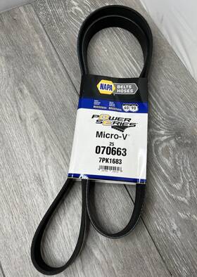 25-070663 Napa Belts Hoses / 7pk1683 Power Series Micro-v Serpentine Belt