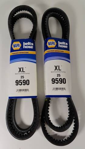 25-9590 Napa Gates 2-pack 25 9590 Xl Cogged Replacement V-belt 31/64 Inch X 59 3/8