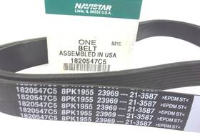 1820547c5 Navistar International New Serpentine V-ribbed Belt 8pk1955 77-7/8 Inch