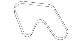 11720-4p102 Nissan Genuine Serpentine Belt