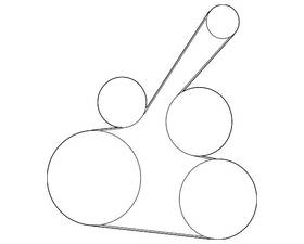11720-ed00c Nissan Genuine Serpentine Belt