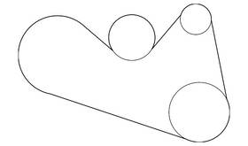 11920-ck000 Nissan Genuine 2004-2009 Alternator Belt