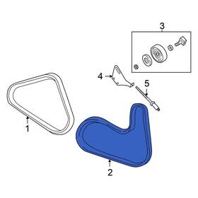119505m001 Nissan Oe For Sentra 2000-2003 Accessory Drive Belt