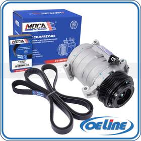Oeac12884 Oeline Autoparts Ac Compressor Serpentine Belt For Buick Enclave Saturn Outlook Gmc Acadia 3.6l