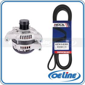 Oean11748 Oeline Autoparts Alternator With Serpentine Belt For Chrysler Dodge Durango Jeep Grand Cherokee