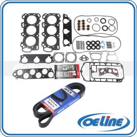 Oehs05360 Oeline Autoparts For 03-07 Honda Accord 3.0l V6 J30a4 Mls Head Gasket Set Serpentine Belt 6pk2135