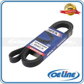 Oesp01551 Oeline Autoparts Fit 96-00 Ford Contour 99-00 Mercury Mystique 2.5l Epdm Serpentine Belt 6pk1580