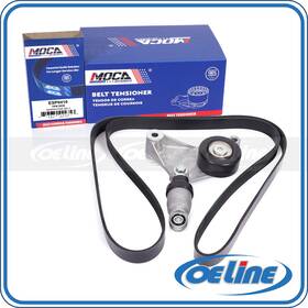 Oesp10585 Oeline Autoparts 7pk1935 Serpentine Belt With Tensioner For Toyota Camry Rav4 Solara Scion Xb Tc 2.4