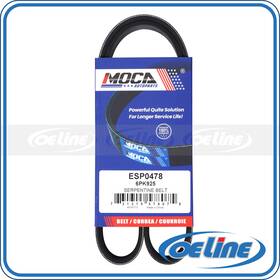 Oesp11118 Oeline Autoparts 6pk925 Serpentine Belt For 09-10 Pontiac Vibe 09-19 Toyota Corolla Matrix 1.8l