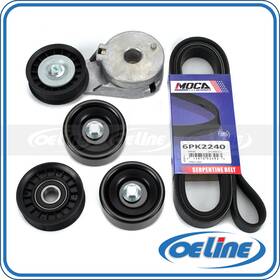 Oesp11227 Oeline Autoparts Serpentine Belt Component Kit For 04-06 Chevrolet Malibu 05-06 Pontiac G6 3.5l