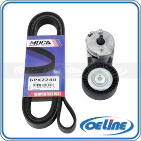 Oesp11244 Oeline Autoparts Serpentine Belt With Tensioner For 99-04 Jeep Grand Cherokee 00-06 Wrangler 4.0l