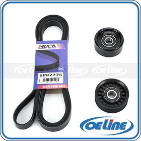 Oesp11281 Oeline Autoparts Serpentine Belt Component Kit For 06-11 Chevy Impala Malibu Saturn Pontiac G6