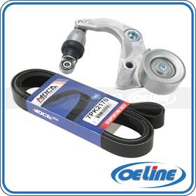 Oesp11291 Oeline Autoparts Serpentine Belt Drive Component Kit For 2007-2011 Honda Civic 1.8l Sohc