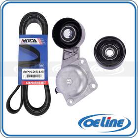 Oesp11446 Oeline Autoparts Serpentine Belt Drive Component Kit For Ford F-150 F-250 E-150 Econoline With Ac