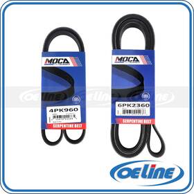 Oesp11962 Oeline Autoparts 2x Serpentine Belt For Cadillac Escalade Gmc Yukon Sierra Chevrolet Silverado