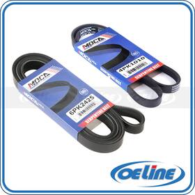 Oesp11966 Oeline Autoparts 2x Serpentine Belt For Gmc Sierra Yukon Chevrolet Silverado Avalanche