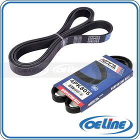 Oesp11973 Oeline Autoparts 2x Serpentine Belt Set For 08-13 Bmw 550i 650i 750i Xdrive 750li X5 X6 4.4l