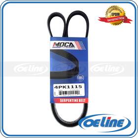 Oesp12421 Oeline Autoparts 4pk1115 Power Steering Serpentine Belt For 98-04 Toyota Tacoma 2.7l Dohc